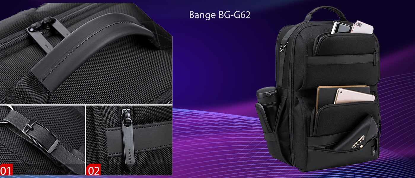 کوله پشتی بنج مدل Bange BG-G62 مناسب لپ تاپ 15.6 اینچی